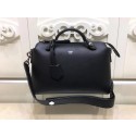 Fendi BY THE WAY Bag Original Calfskin Leather F21790 Black Tl13224Gw67