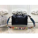 Fendi BY THE WAY Bag Original Calfskin Leather F2689 Black Tl13251pB23