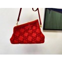 FENDI FIRST small suede bag 8BP129A red Tl12676qM91