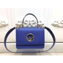 Fendi KAN I Leather Bag FD2670 Blue Tl13235fw56