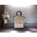 FENDI MINI SUNSHINE SHOPPER leather mini-bag 8BS051ABV grey Tl12832ff76