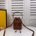 FENDI MON TRESOR Brown leather mini-bag 8BS010 Tl12945UM91