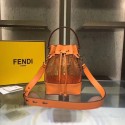 Fendi MON TRESOR PU Mini Handbag 8BS010 brown Tl13101nV16