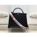 Fendi Peekaboo Small Bag Calfskin Leather FD26796 Black Tl13231kC27