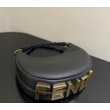 Fendi Praphy Original Leather Big Logo Bag 80056M Black Tl12664sp14