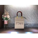 FENDI SUNSHINE SHOPPER leather mini-bag F1620 grey Tl12828uU16