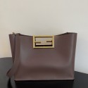 FENDI WAY MEDIUM leather bag 8BH391AAI Dark brown Tl12687bT70