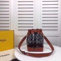 First-class Quality Fendi MON TRESOR leather bag 8BT298A black Tl13077VJ28