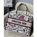 First-class Quality Medium DIOR BOOK TOTE Multicolor Mille Fleurs Embroidery M1296ZW Tl8819fm32