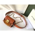 GIVENCHY GV3 leather and suede mini bumbag 1127 brown Tl18272Is53