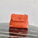 High Imitation Small Prada Spectrum shoulder bag 1BD233 Orange Tl6312bg96