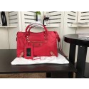 Hot Balenciaga Giant City Gold Studs Handbag B084334 Red Tl16049io40