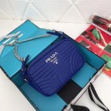 Hot Prada Calf leather bag 183 blue Tl6411Nm85