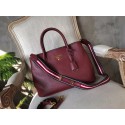 Hot Prada Calf leather bag BN1579 Burgundy Tl6460cT87