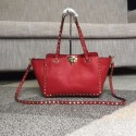 Imitation 1:1 VALENTINO Rockstud medium tote 0972 red Tl19633LT32