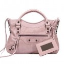 Imitation Balenciaga Small Classic Part Time Bag 085331 Light Pink Tl16128RC38