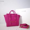 Imitation CELINE NANO LUGGAGE BAG IN LAMINATED LAMBSKIN 189244-23 Tl4925Za30