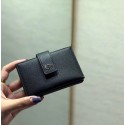 Imitation DIOR 30 MONTAIGNE 5-GUSSET CARD HOLDER Grained Calfskin S2058 Black Tl9305Za30