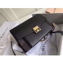 Imitation GIVENCHY GV3 medium leather shoulder bag 9741 black Tl18278Xr29