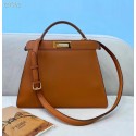 Imitation High Quality Fendi PEEKABOO ISEEU MEDIUM leather bag 70193 brown Tl12993HH94