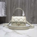 Imitation High Quality VALENTINO Candy quilted leather cross-body bag 0033 white Tl19673Bo39