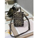 Imitation MINI DIOR BOOK TOTE PHONE BAG Beige Multicolor Mizza Embroidery S5555CRHM Tl8245Nj42