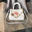 Imitation miu miu Matelasse Nappa Leather shoulder bag 5BA067 white Tl18613AI36