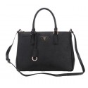 Imitation Prada BN2274 Black Saffiano Calfskin Leather Tote Bag Tl6635SU34