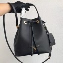 Imitation Prada Galleria Saffiano Leather Bag 1BE032 Black Tl6341sJ18