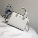 Imitation Prada saffiano lux tote original leather bag bn4458 white Tl6568AI36