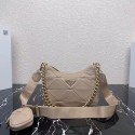 Imitation Prada System nappa leather patchwork shoulder bag 1AC151 Biscuits Tl5868Xr29