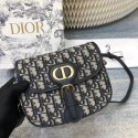 Imitation SMALL DIOR BOBBY BAG Blue Dior Oblique Jacquard M9317 Tl8975Nj42