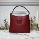 Imitation VALENTINO Origianl Palm Leather Bag V5002 Wine Tl19560Nj42