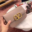 Imitation VALENTINO VLOCK Origianl leather shoulder bag 2222 light pink Tl19480zn33