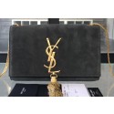 Imitation YSL Monogramme Cross-body Shoulder Bags Suede Leather 311218 Grey Tl15324ye39