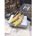 JADIOR SLINGBACK BALLERINA FLAT Calfskin Dior771DJ-3 Tl10538Ri95