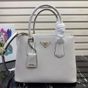 Knockoff AAAAA Prada Galleria Saffiano Leather Bag 1BA232 White Tl6364Jc39