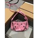 Knockoff Balenciaga LE CAGOLE MINI PURSE WITH CHAIN 6958141 pink Tl15885Lg61