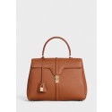 Knockoff CELINE MEDIUM 16 BAG IN SATINATED CALFSKIN 187373 TAN Tl4973JF45