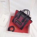 Knockoff CELINE NANO LUGGAGE BAG IN LAMINATED LAMBSKIN 168243-1 Tl4948WW40