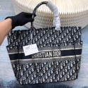 Knockoff DIOR Beach Bag CANVAS C0175 BLUE Tl8995Bt18