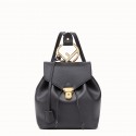 Knockoff FENDI BACKPACK leather backpack 8BZ043A black Tl13209eF76