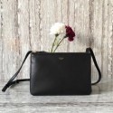 Knockoff High Quality Celine mini Trio Crossbody Messenger Bag C55420 Black Tl5097Lg12