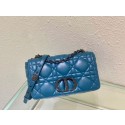 Knockoff MEDIUM DIOR CARO BAG Gradient Cannage Lambskin M9242WN blue Tl8456tU76