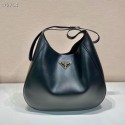 Knockoff Prada Saffiano leather shoulder bag 5589 black Tl5710Bt18