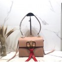 Knockoff Valentino Garavani VRING Small leather shoulder bag 00843 apricot Tl19594tp21