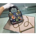 LADY DIOR embroidered cattle leather M05053 Tl9155FA31