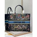 Luxury DIOR BOOK TOTE Embroidery C1286-29 black Tl8254kp43