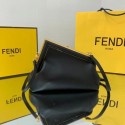 Luxury FENDI FIRST SMALL Black leather bag 8BP129A Tl12753bE46