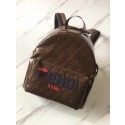 Luxury Fendi MINI BACKPACK Small multicolor canvas backpack 8BZ036 Tl13166UV86